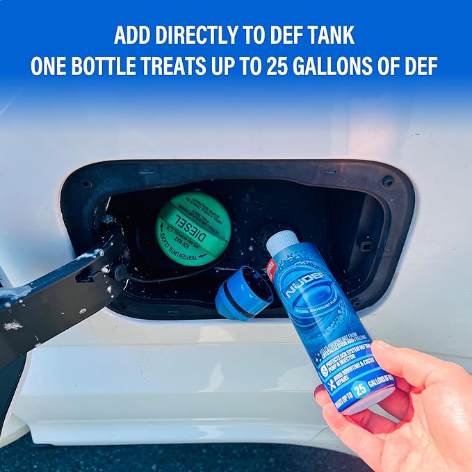 NüDEF Diesel Exhaust Fluid Anti-Crystal Treatment - Treats 25 Gallons - DEF Additive & Stabilizer