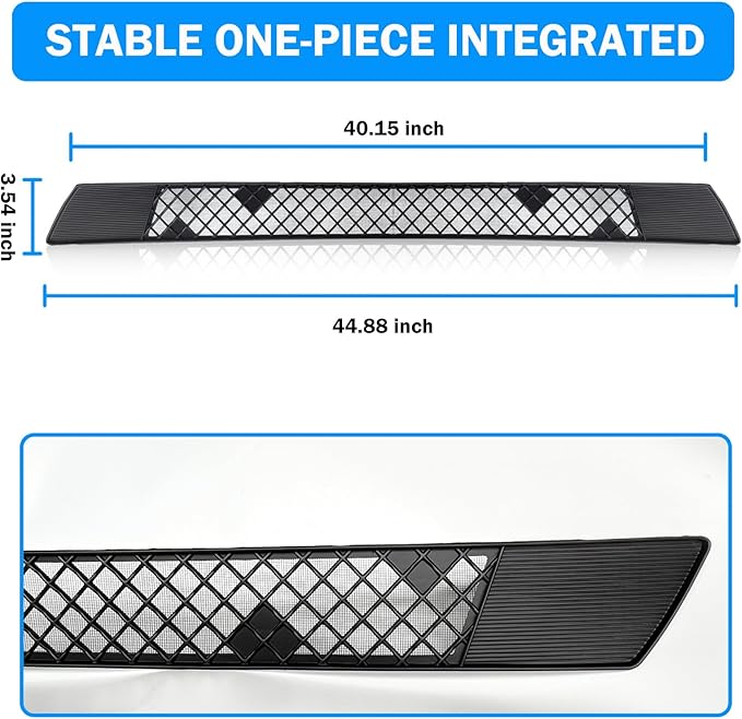 For Tesla Model X 2025 2024 Front Grill Mesh Insert, Grille Grid Inserts Air Inlet Vent Grille Cover Guard Replacement with Insect Protection Accessories for Model X 2025 2024 2023 2022