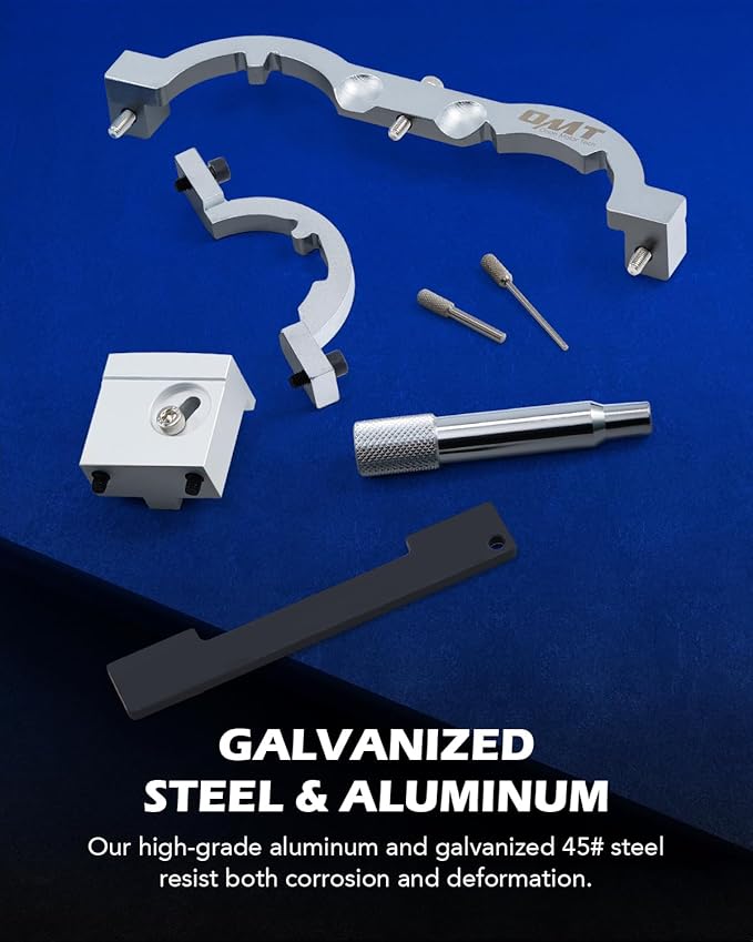 Orion Motor Tech Turbo Engine Timing Tool Kit, Camshaft Alignment and Locking Tool Set, Timing Belt Kit Compatible with 1.0L 1.2L 1.4L Chevy Cruze Vauxhall Opel More, 7pc Timing Chain Replacement Set