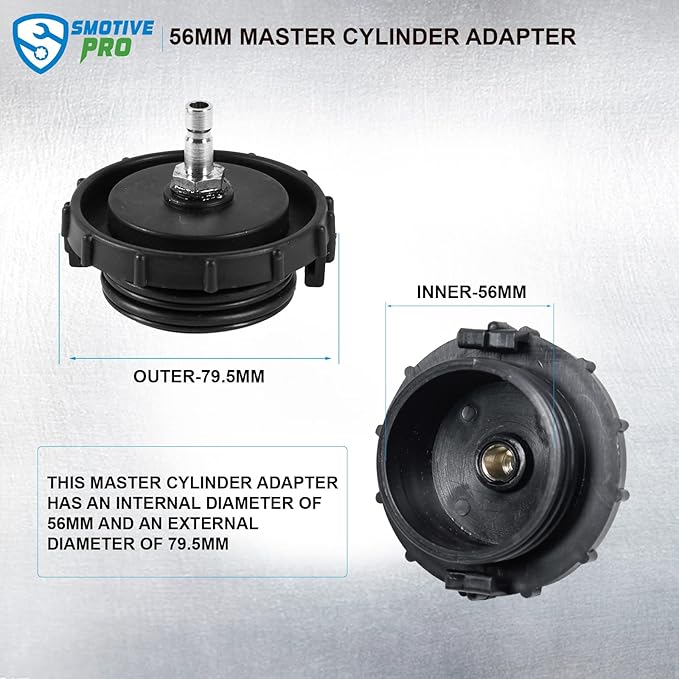 56mm Master Cylinder Bleeder Adapter Compatible with Honda Accord
