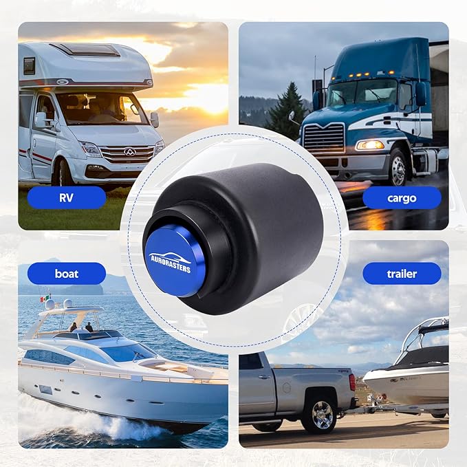 2 5/16 Ball Hitch Lock,Heavy Duty Trailer Tongue Coupler Lock Anti Theft for RV Travel/Utility/Pickup/Boat/Camper Trailer-Blue