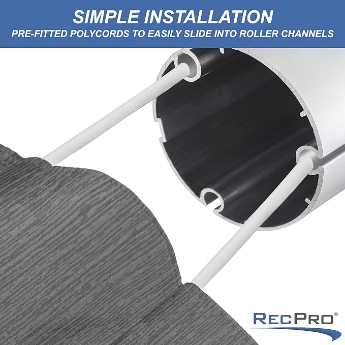 RecPro RV Awning Fabric Replacement Heavy Duty 16 oz. Weatherproof Vinyl | Universal Camper Awning Replacement for RV, Trailer, Motorhome | Gray Fade, 21' (Fabric 20'1")