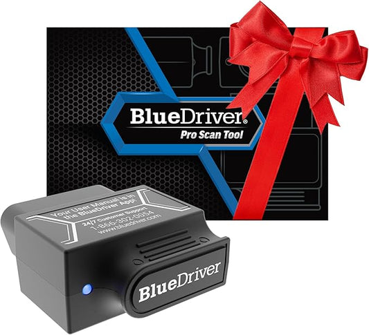BlueDriver Bluetooth Pro OBDII Scan Tool for iPhone & Android - No Subscription Fee - OBD2 Car Scanner and Code Reader - Diagnose Check Engine, ABS, SRS, Airbag & 7000+ Issues on Vehicles 1996+