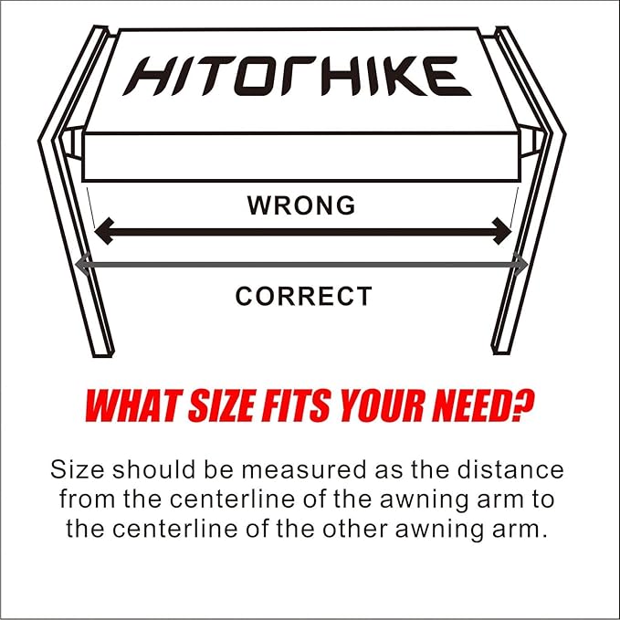 RV Awning Fabric Replacement Standard Grade Premium Vinyl 1000D Universal Fit 12-22 Feet Cold-Crack Tested at -25°F Reinforced RV Awning Replacement Fabric(15'(Fabric 14'2"), Burgundy Fade)