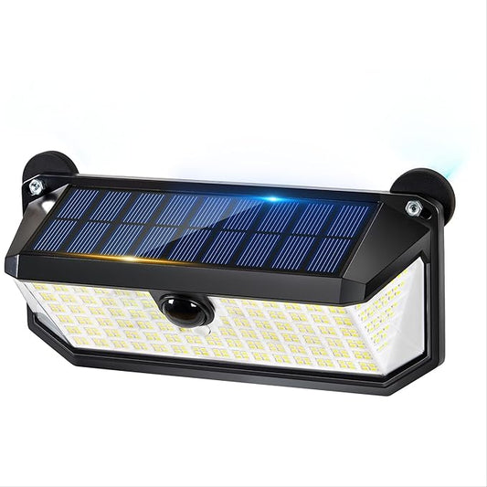 1 Pack Magnetic RV Solar Light with 10X Strong Magnet, 416 LEDs, 1500LM, 3 Lighting Modes, IP65 Waterproof Solar Lights Outdoor for Trailers, Campers, RV Exterior, Porch & Awning Lighting