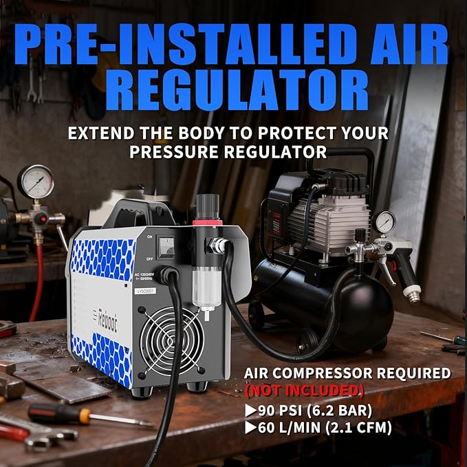 Reboot Plasma Cutter 60A, Large Integrated LED Digital Display, 120/240V Plasma Cutter Machine with IGBT Inverter, 1/2 Inch Clean Cut 5/8 Inch Max Cut RBC6000D Max