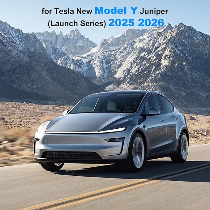 Grille Mesh Insert for Tesla Model Y Juniper 2025-2026 Front Air Inlet Vent Grille Cover with Insect Protection, Detachable & Easy Install Snaps