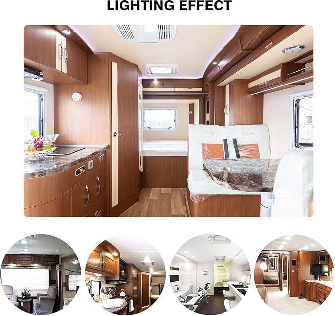 Super Bright T10 921 922 912 LED Bulbs for 12V RV Ceiling Dome Light RV Indoor Lights Camper Trailer Motorhome Marine Boat Dome Interior Light (Pack of 20, White)