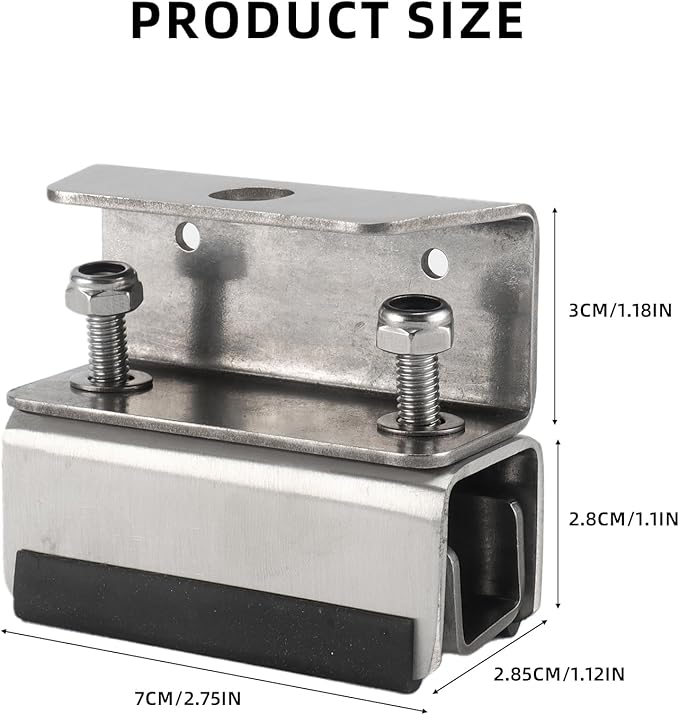 304 Stainless Roof Rack Mount Kits,6 Pcs Roof Mount Kit, Van Roof Rack Brackets for Promaster, Boxer, Jumper, Ducato Other roof Solar Panel/roof Rack Accessories