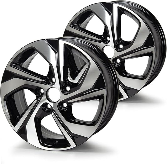 New 16" x 7" Aluminum Alloy Replacement for OE Wheel Rim Compatible with Honda Accord 2016-2017, PCD 5x114.3, 2 Sets