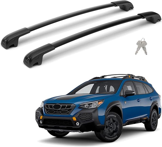300Lbs Lockable Roof Rack Cross Bars Compatible with Subaru Outback Wilderness 2022-2025, Heavy Duty Aluminum Anti-Corrosion Cross Bar Fit Luggage Luggage Kayaks Bicycles Snowboard