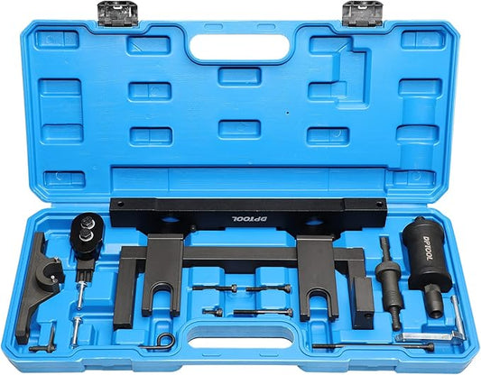 DPTOOL Camshaft Timing Flywheel Holder Tool Fuel Injector Remover Kit Compatible with BMW N20 N26 Engine