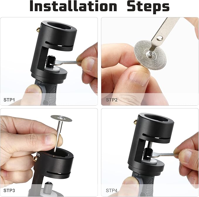 8V Handheld Without Debugging Tungsten Electrode Sharpener TIG Welding Rotary Tool with Flat Grinding Block, Cut-Off Slot, Multi-Angle & Offsets