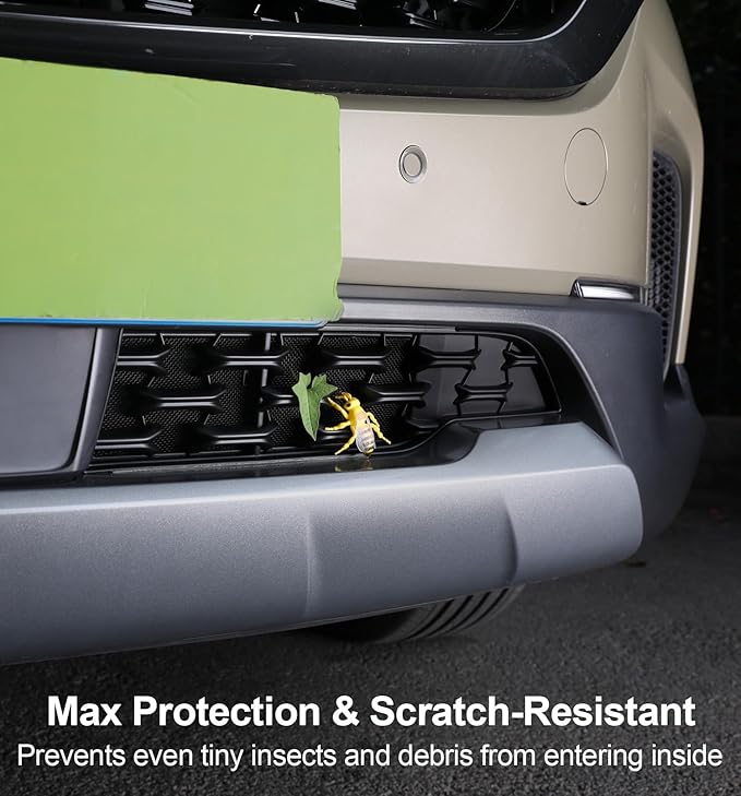 Matte Black 2nd Gen Grill Inserts Fit for Mazda CX50 CX-50 Hybrid 2025 2024 2023 All Models, Water Tank and Radiator Protector Front Bumper Grille Mess for 2026 Mazda CX 50 Accessories