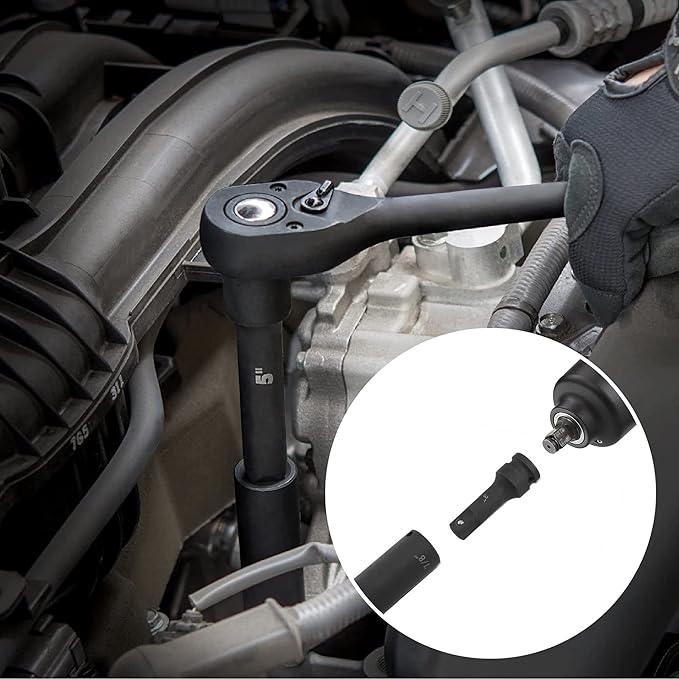 MacWork 29 Pieces 3/4" Drive Impact Socket Set, Standard, SAE 3/4" to 2-1/2", CR-V Alloy Steel, 6-Point Hex Radius Corner Design