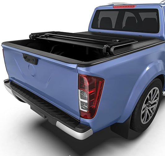 Soft Tri-fold Tonneau Cover Fit for Nissan Frontier 2005-2025 (NOT for México), Fleetside 5 Ft Bed