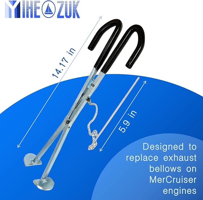 91-45497A1 Exhaust Bellows Expander Tool for MerCruiser Sterndrive Alpha Gen 1 2 Bravo 1 2 3 Blackhawk MC-1 R-MR Engines 91-8M096108 18-9847