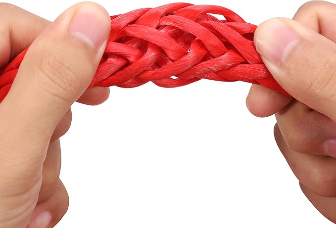 Synthetic Extension Rope Winch Heavy Duty Tow Rope, 1/2" x 50' Winch Cable, 16490KG Load – Ultimate Winching Kit, for Car, Truck