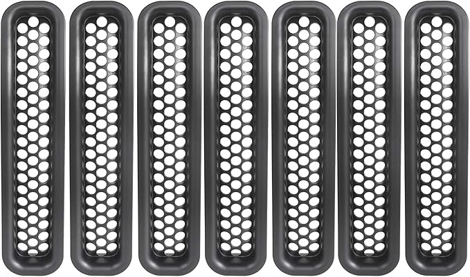 Wrangler TJ Grill Insert Honeycomb Front Grille Mesh Guard for Jeep TJ Wrangler & Unlimited 97-06