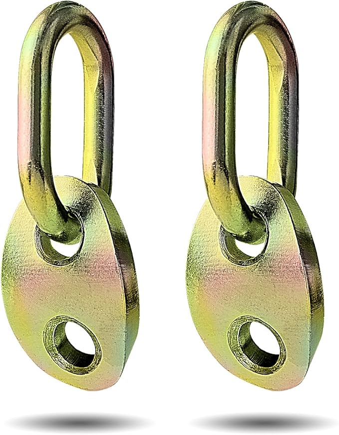 NOVINO 7100 Engine Lifting Bracket Set,5,500 lb Capacity Engine Lift Bracket Kit for Use with Load Levelers and Slings,2 Sets,Colorful