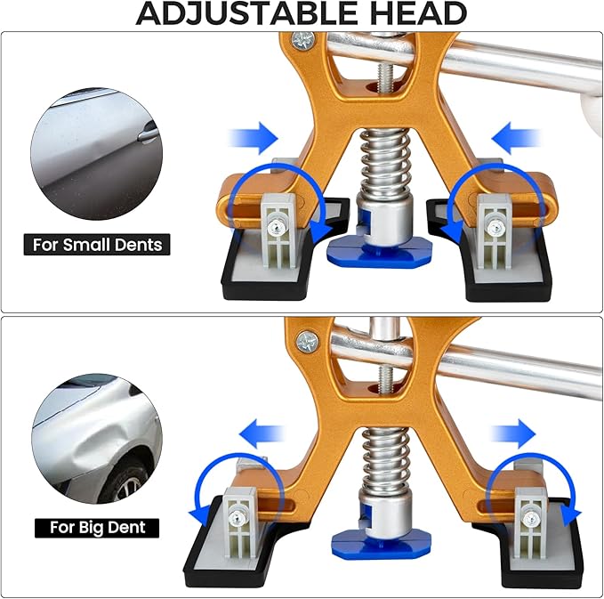 Car Dent Puller Kits,Paintless Dent Removal Kit Adjustable Dent Lifter,Dent Remover Tool for Car Auto SUV Hail Damage DIY Repair