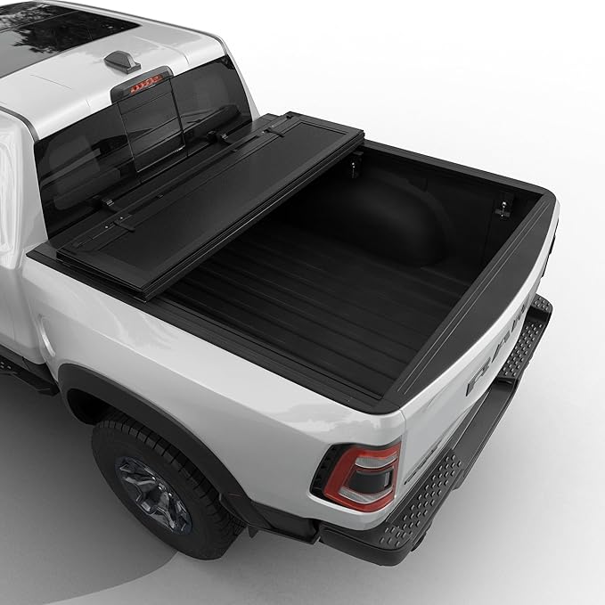 Low Profile Flip Up Truck Bed Tonneau Cover Fits 2019-2026 Dodge Ram 1500 New Body Style (Not for Classic Body) 6'4" Bed (76.3")