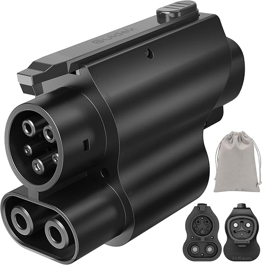 Tesla Supercharger NACS to CCS Adapter,250kW Fast Charger, NACS to CCS1 for V1/V2/V3/V4 NACS Charging Stations, Tesla to CCS Charger Adapter Compatible with Ford, Rivian, GM EVs