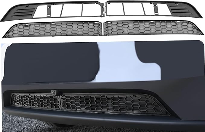 Grille Mesh Insert for Tesla Model Y Juniper 2025 2026,Detachable Front Air Vent Cover Guard with Insect Protection Replacement for Model Y Juniper Accessories