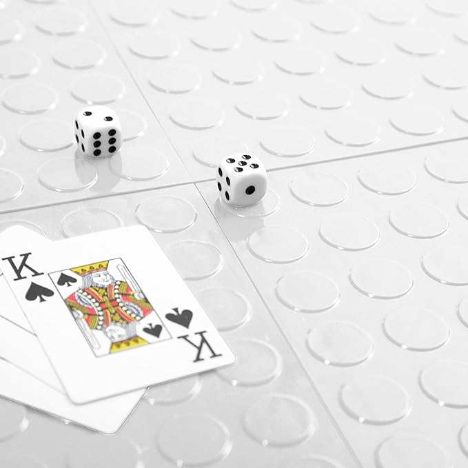 IncStores FlooringInc's Nitro 12"x12" Snap-Together Garage Flooring Tiles, Non-Slip Interlocking Plastic Floor Mat, Garage Organization & Storage, Coin Pattern, Arctic White, 52 Tiles, 52 Sq/Ft