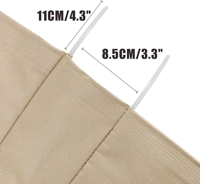 RV Awning Fabric Replacement Standard Grade Premium Vinyl (22'(Fabric 21'2"), Blue Fade)