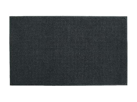 Guardian EG040608 EcoGuard Indoor Wiper Floor Mat, Recycled Plastic and Rubber, 4' x 6', Green