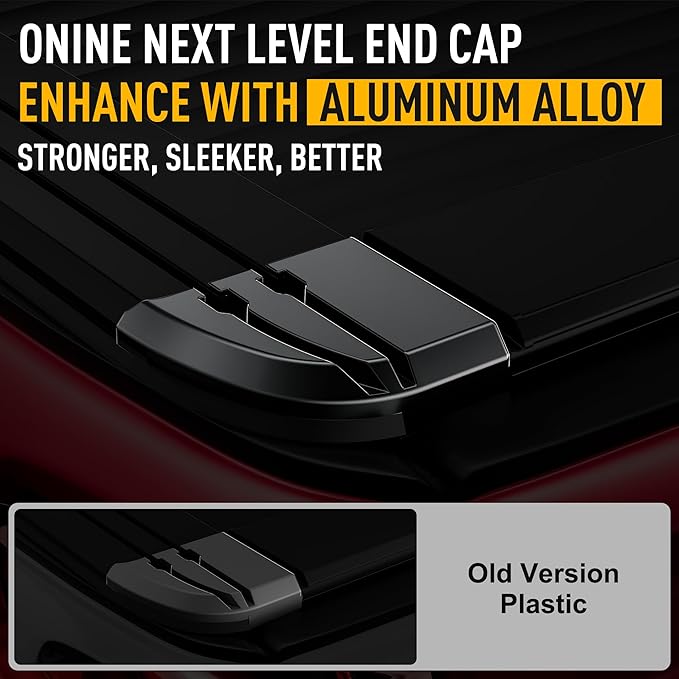 ONINE Low Profile Pull-Lock-Go Retractable Tonneau Cover Custom fit 2019-2026 Chevy Silverado 1500 5.8ft Truck Bed (69.9”), Dual T-Slot Design Compatible for Roof Racks and Crossbars