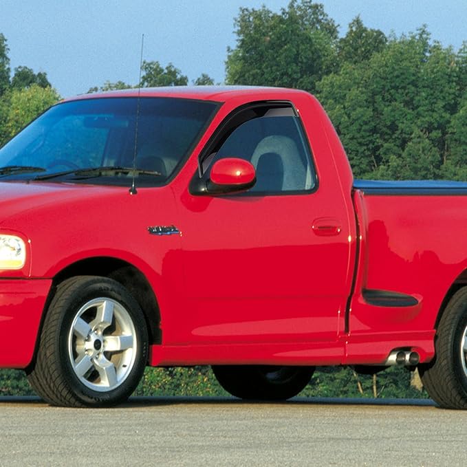 Window Rain Guards Visors for 1997-2003 Ford F150, Window Vent Wind Shades Deflectors for 1997-1999 F250, 2004 F-150 Heritage