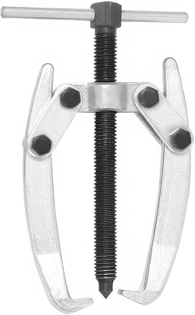 2 Jaw 2.5in/65mm Universal Bearing Gear Pullers Heavy Duty Extractor Tool,High Carbon Steel Puller,Adjuestable Removal Kit Type for Bearings/Flywheels/Pulleys Remove