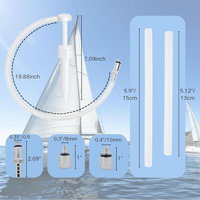 Marine Lower Unit Gear Lube Oil Pump for Mercury Yamaha Honda Suzuki Outboard and Mercruiser Out Drive