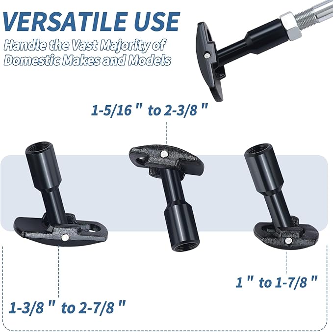 Rear Axle Bearing Puller Tool Axle Seal and Bearing Remover Set with Slide Hammer