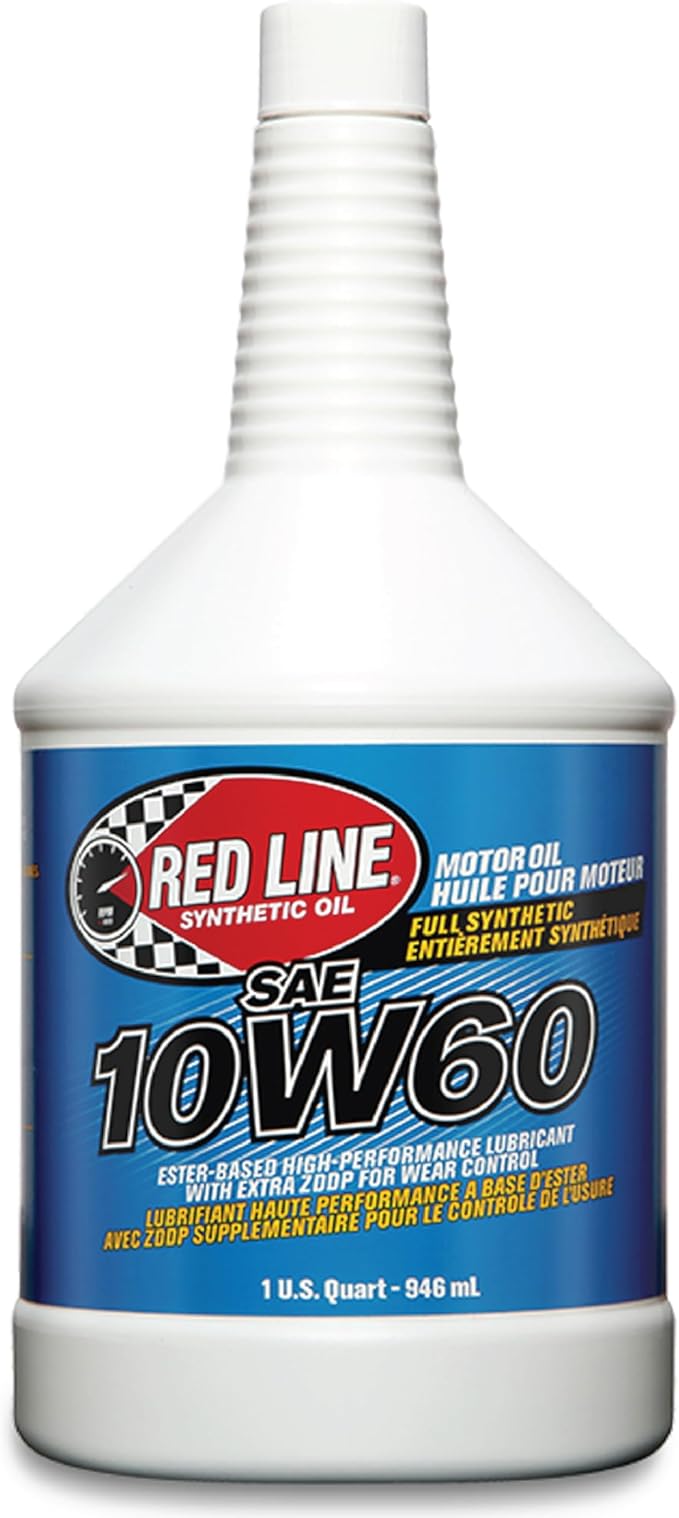 Red Line 11704 SAE 10W60 Fully Synthetic Motor Oil - 1 Quart