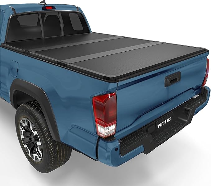 Perfit Liner FRP Hard Tri-fold Truck Bed Tonneau Cover for 2007-2021 Tundra 5.5 FT (67") Fleetside Bed (Models Without Trail Special Edition Storage Boxes)