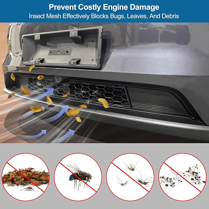 Tesla New Model Y 2025 2026 Juniper Grille Mesh Inserts Front Air Inlet Vent Grille Cover Guard Replacement for Model Y Juniper Accessories