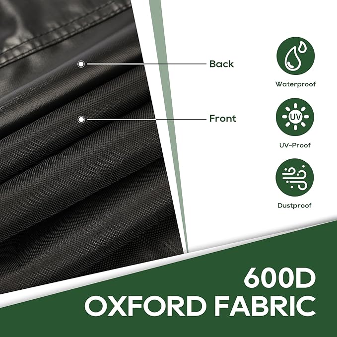 RVGUARD RV Tire Covers, 2 Pack Dual Axle, Fits 27"-30" Dia Tires, 600D Oxford Waterproof & Anti-UV Wheel Covers for RV, Trailer, Camper (Black), RGDTC2730-B2