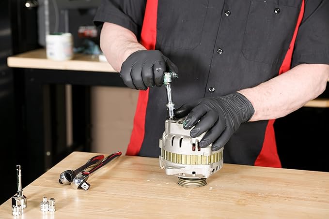 ARES 71270-10-Piece Socket Accessory Set - Premium Chrome Vanadium Steel with Mirror Finish - Includes Socket Adapters, Extensions and Universal Joints