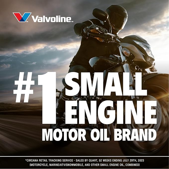 Valvoline 4-Stroke Motorcycle 20W-50 Motor Oil 1 Quart
