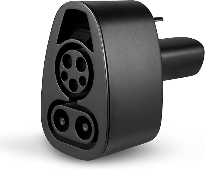 Lectron CCS to Tesla Adapter - 500A, 500V Tesla Charger Adapter - Compatible with All Tesla Models & CCS-Enabled NACS EVs - DC Fast Charging ONLY - NOT Compatible with Cybertruck (Black)