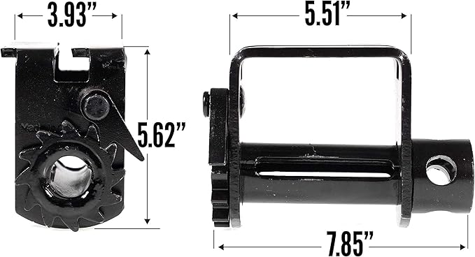 US Cargo Control Standard Sliding Winch for Double L Tracks (250-Pack), 4 Inch Winch Holds Up to 20 Feet of Webbing, Slides to Any Position for Winch Control, 5,500 LBS Working Load Limit