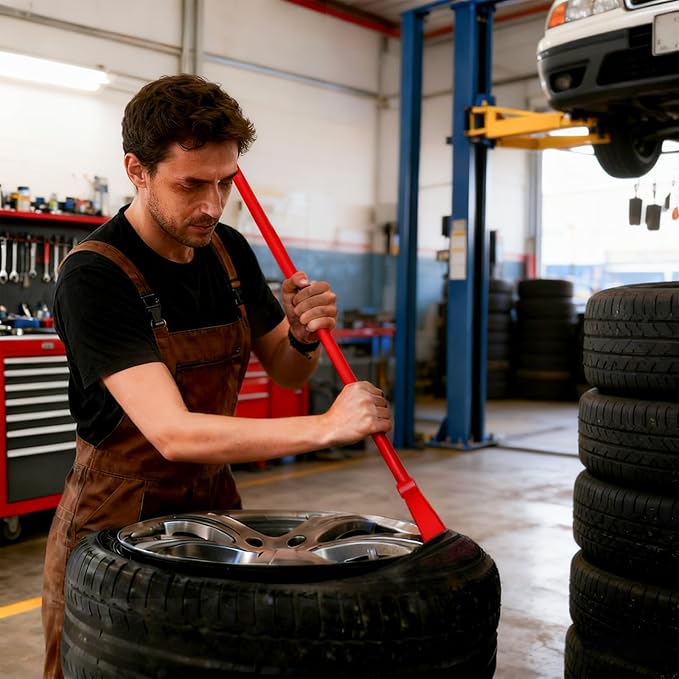 Tire Bead Breaker Tool with 2Pcs 38inch Tire Iron Bars for Tire Changing Tool Tire Changer Kit