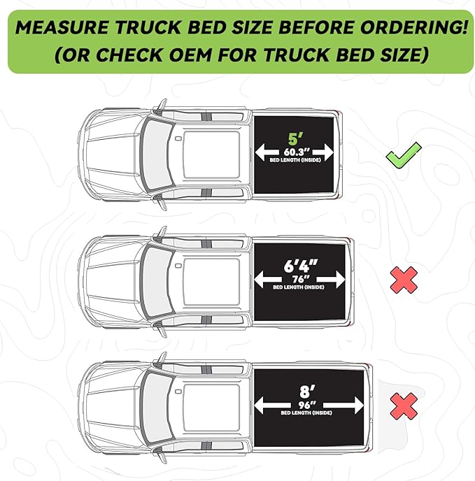 Retractable Hard Truck Bed Tonneau Cover for Toyota Tacoma 2016-2023(5'/60")| Durable, Waterproof, Easy to Install | Enhanced Security & Sleek Design | Aluminum | No Drilling Required (Tacoma16-23)