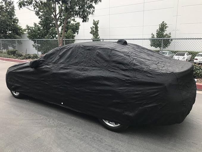 CarsCover Custom Fit 2012-2022 BMW 5 Series M5 528i 530i 530e 535i 535d 540i 550i Car Cover Heavy Duty Weatherproof Ultrashield Black Covers 528 530 535 540 550