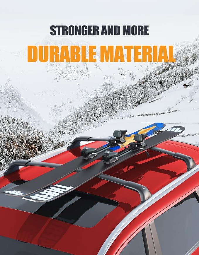 KINGGERI 260lbs Lockable Roof Rack Cross Bars Compatible with Chevy Chevrolet Blazer EV 2024 2025 2026, Heavy Duty All Aluminum Crossbars Rooftop Cargo Basket Luggage Kayak Canoe Snowboard Bike