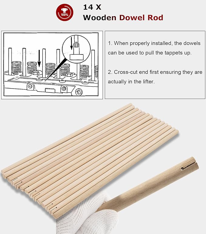 8502 Valve Lifter Remover & Installer Tool For Cummins 5.9L 6.7L Diesel Engines 1998-2022 Ram Truck 9- Engine, Replace For 8502A 8502 3822513