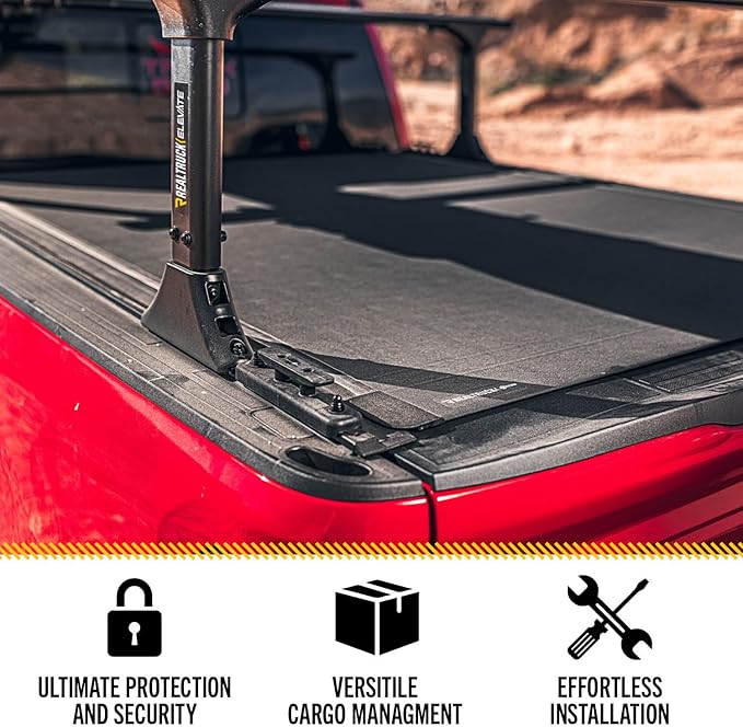 RealTruck BAK Revolver X4ts Hard Rolling Truck Bed Tonneau Cover | 80332RK | Fits 2019-2023 Ford Ranger 5' 1" Bed (61.2")